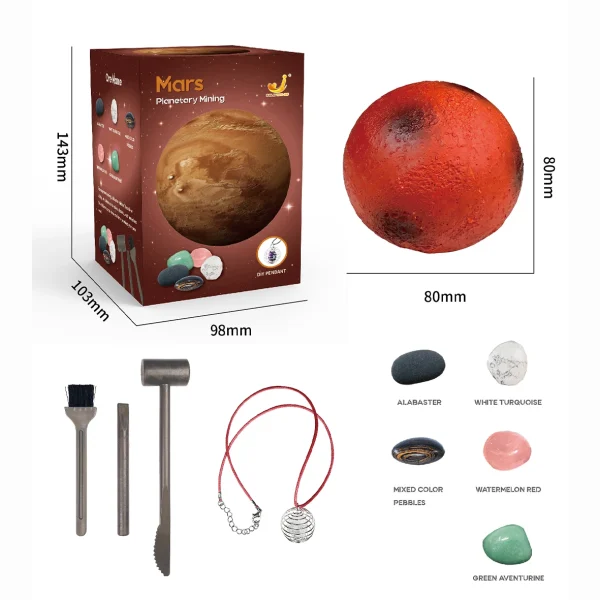 Children Archaeological Digging Toy Treasure Planet Gem Ore Exploration of The Solar System Mining Science Educational Toys - Image 6
