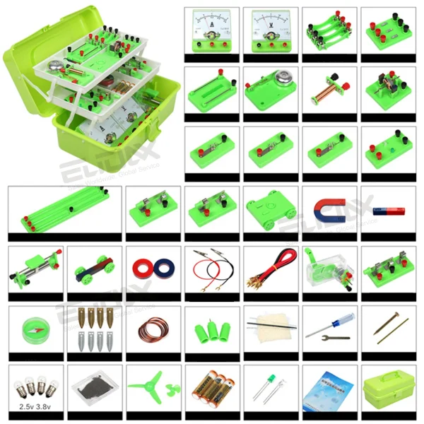 Physics Labs Basic Electricity Discovery Circuit Magnetism Experiment Kits Science Education Toy for Junior Senior High School - Image 3