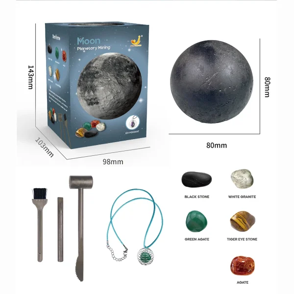 Children Archaeological Digging Toy Treasure Planet Gem Ore Exploration of The Solar System Mining Science Educational Toys - Image 4
