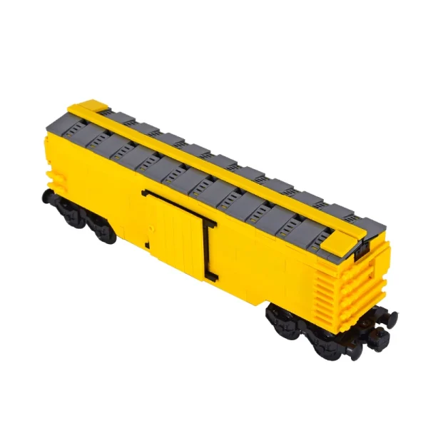 MOC Creative Expert Creative City Yellow flat top truck Brick Block Children's DIY Toy for children gifts - Image 4