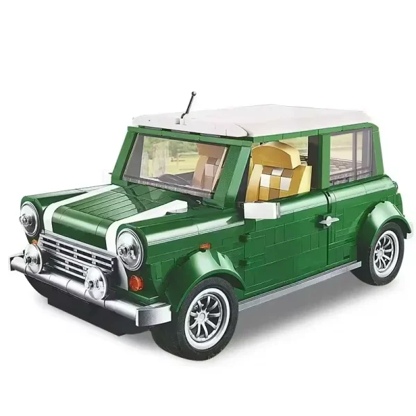 MOC Classic Technical Green CAR Model Compatible 10242 Building Blocks Sets Automobile Vehicle Education Toys Birthday Christmas - Image 6